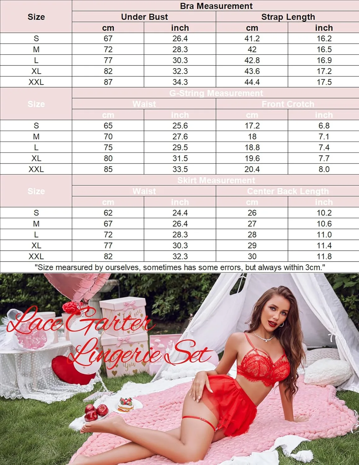 Avidlove Lace Garter Lingerie for Women Mesh Mini Skirt Nightwear Babydoll Bodysuit