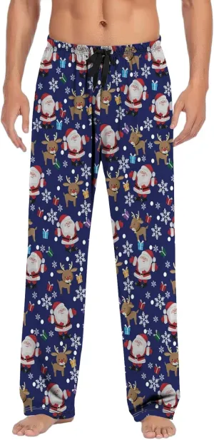 Christmas Pj Pants Pants with Drawstring and Pockets Mens Lounge Pants Pajama Pants for Men Pajama Pants for Mens