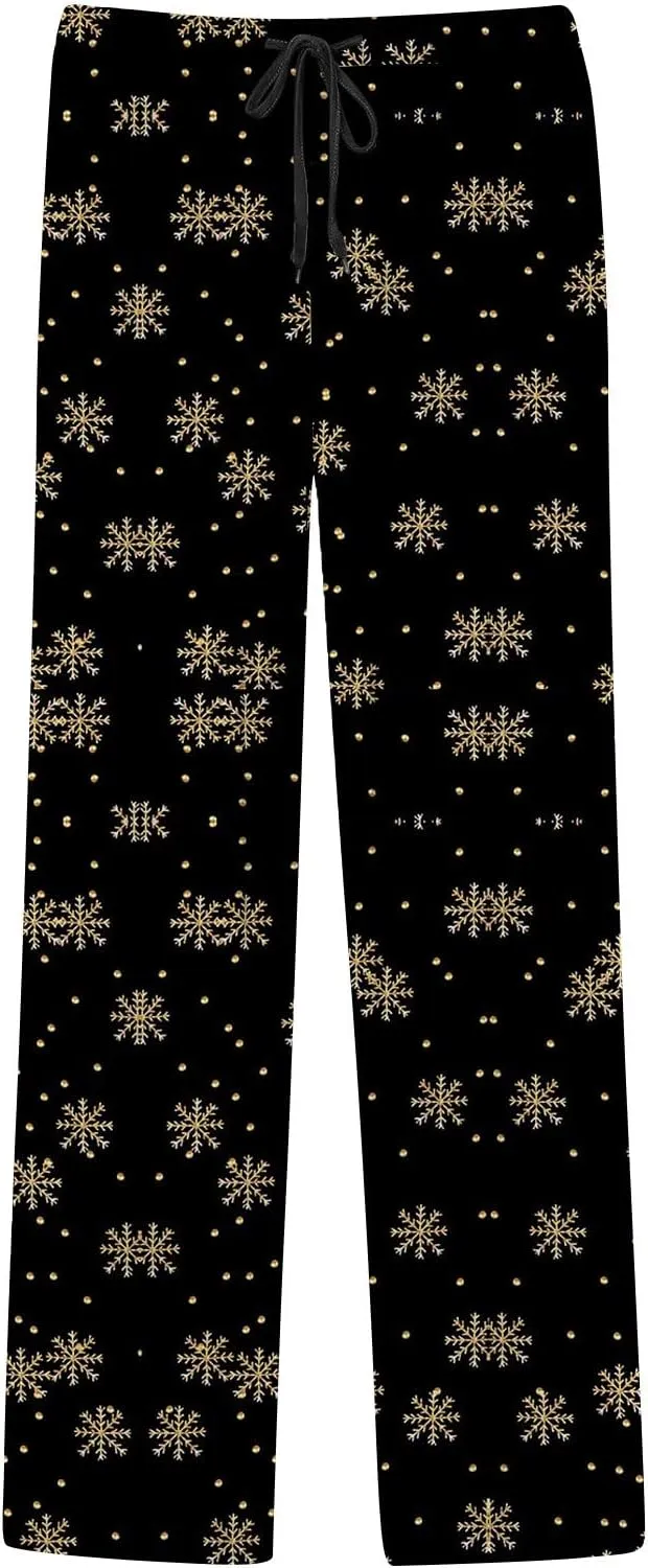 Christmas Pj Pants Pants with Drawstring and Pockets Mens Lounge Pants Pajama Pants for Men Pajama Pants for Mens