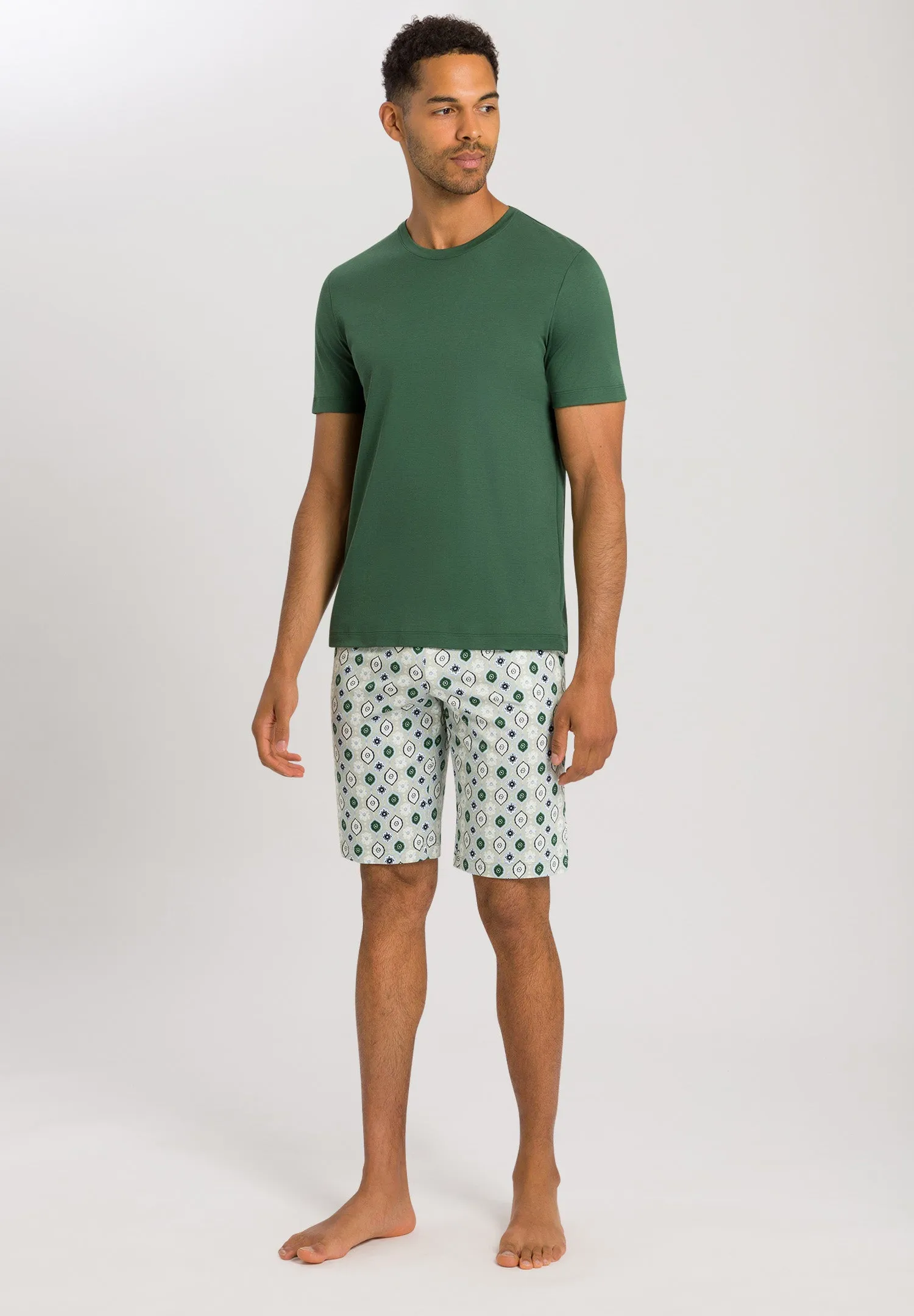 Night And Day Cotton Pajama Set | Floral Minimal 75110-1234